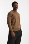 Maglia girocollo in lana cammello men Hosio - 4