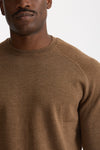 Maglia girocollo in lana cammello men Hosio - 5