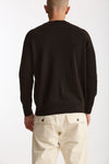 Maglia girocollo in lana marrone men Hosio - 3