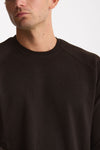 Maglia girocollo in lana marrone men Hosio - 5