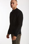 Cardigan in lana supergeelong nero men Hosio - 3