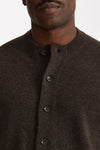 Cardigan in lana supergeelong marrone men Hosio - 5