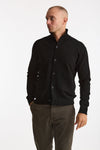 Cardigan in lana nero men Hosio - 1