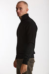 Cardigan in lana nero men Hosio - 2