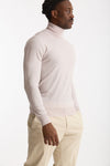 Dolcevita in lana rasata rosa chiaro men Hosio - 2