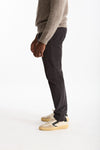 Pantalone in velluto di cotone stretch grigio men Incotex - 2