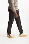 Pantalone in velluto di cotone stretch grigio men Incotex - 4