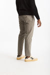 Pantalone cotone stretch microlavorato grigio men Incotex - 3