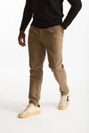Pantalone cotone stretch microlavorato cammello men Incotex - 2