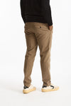 Pantalone cotone stretch microlavorato cammello men Incotex - 3