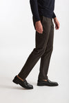 Pantalone cotone stretch marrone men Incotex - 4