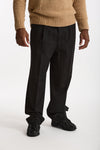 Pantalone in lana stretch nero men Laneus - 1