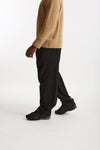Pantalone in lana stretch nero men Laneus - 2