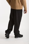 Pantalone in lana stretch nero men Laneus - 3