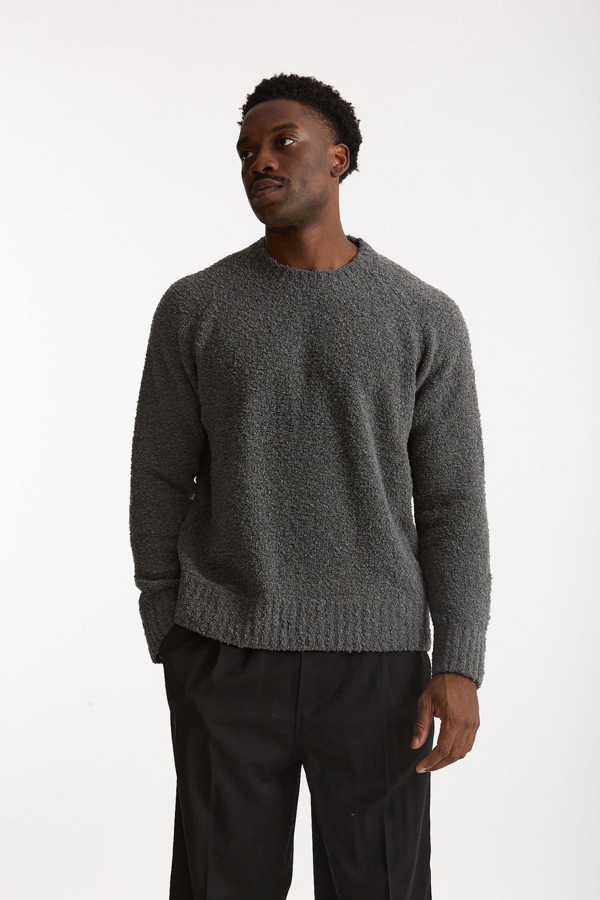 Maglia in lana grigio men Laneus - 2