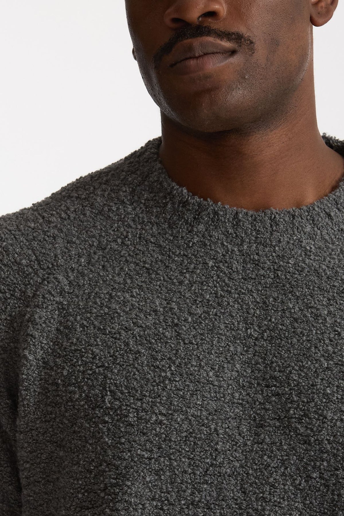 Maglia in lana grigio men Laneus - 5