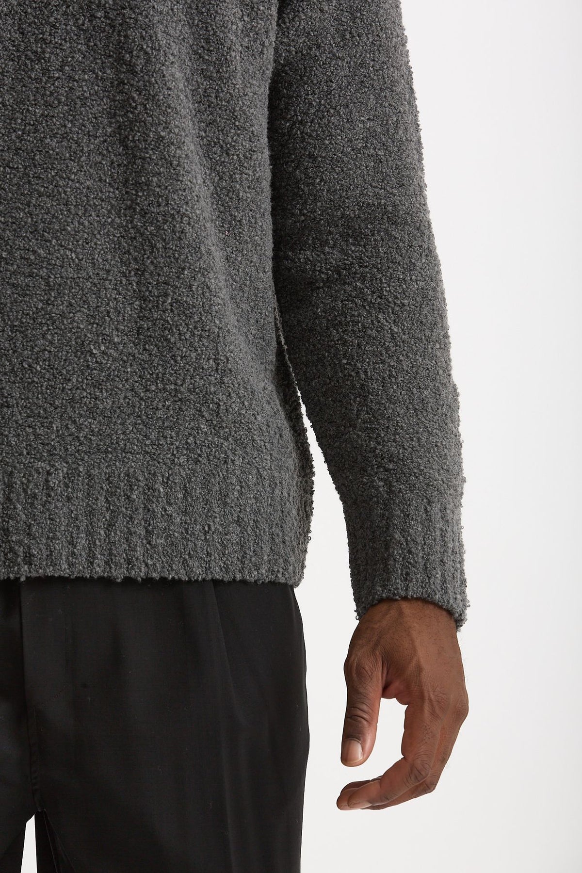 Maglia in lana grigio men Laneus - 6