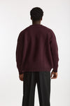 Maglia in lana bordeaux men Laneus - 3