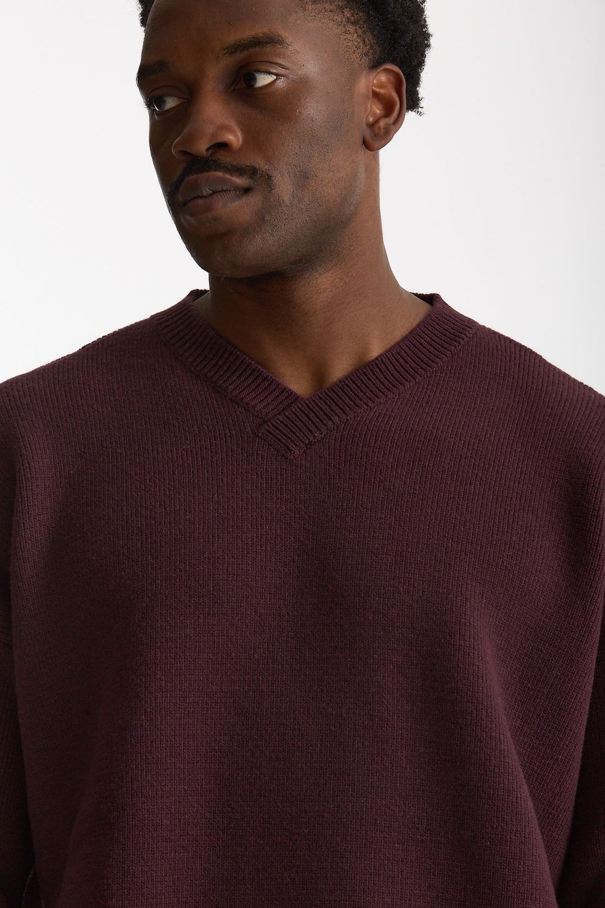 Maglia in lana bordeaux men Laneus - 4