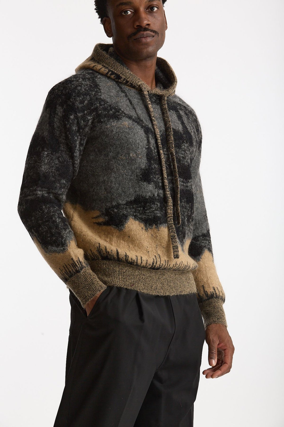 Maglia jacquard fantasia men Laneus - 4