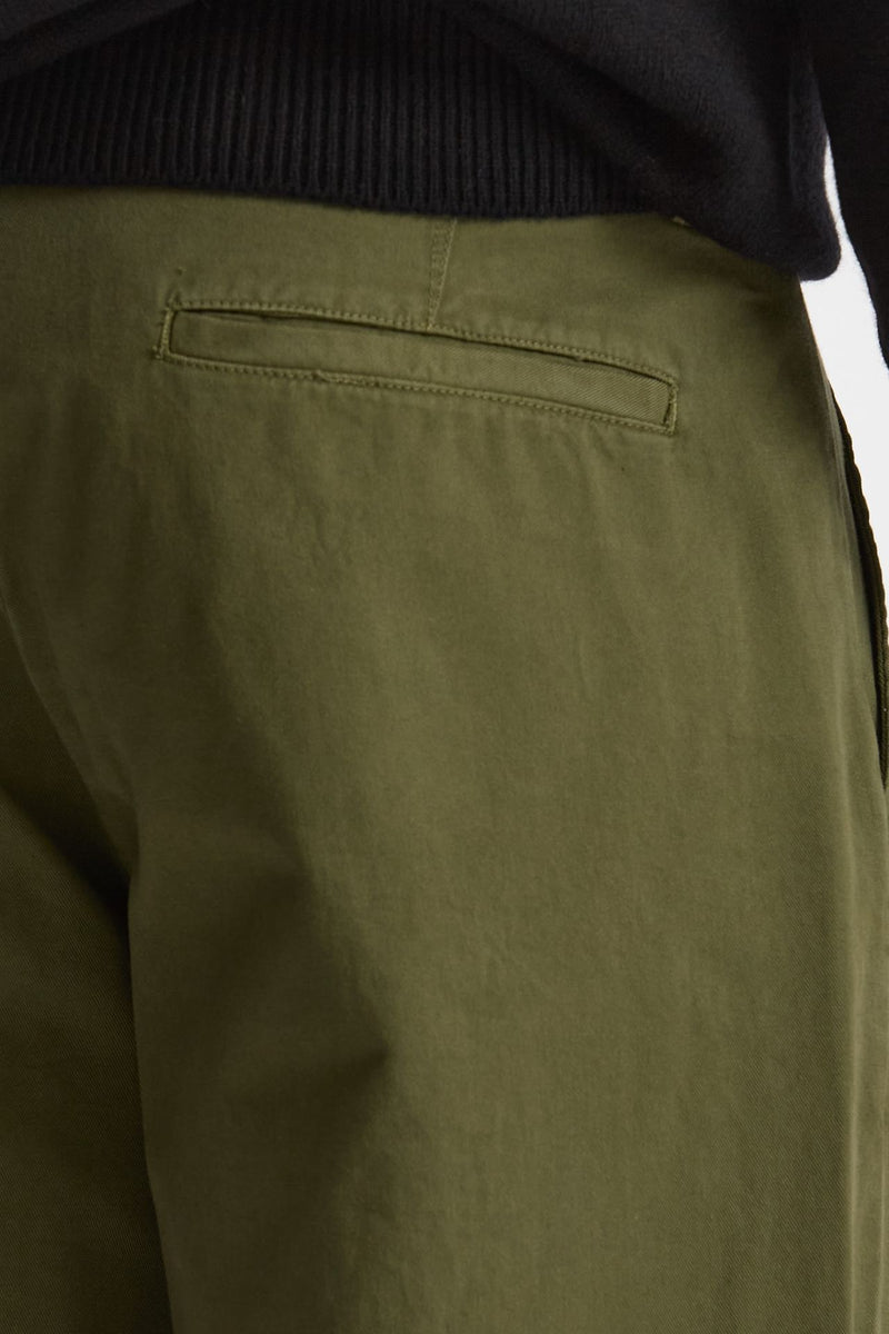 Pantalone in cotone verde men Laneus - 7