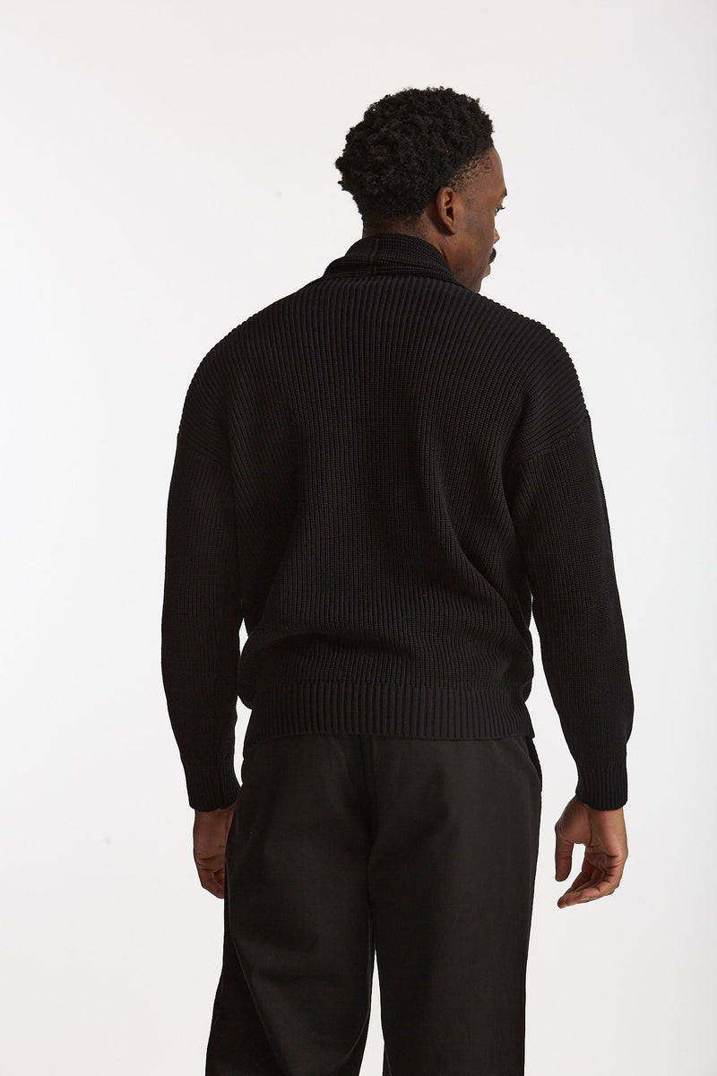 Maglia in cotone nero men Laneus - 3