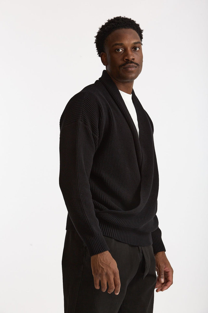 Maglia in cotone nero men Laneus - 4