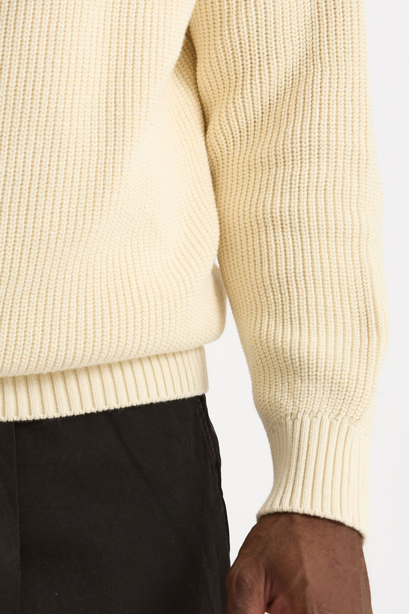 Maglia in cotone panna men Laneus - 5