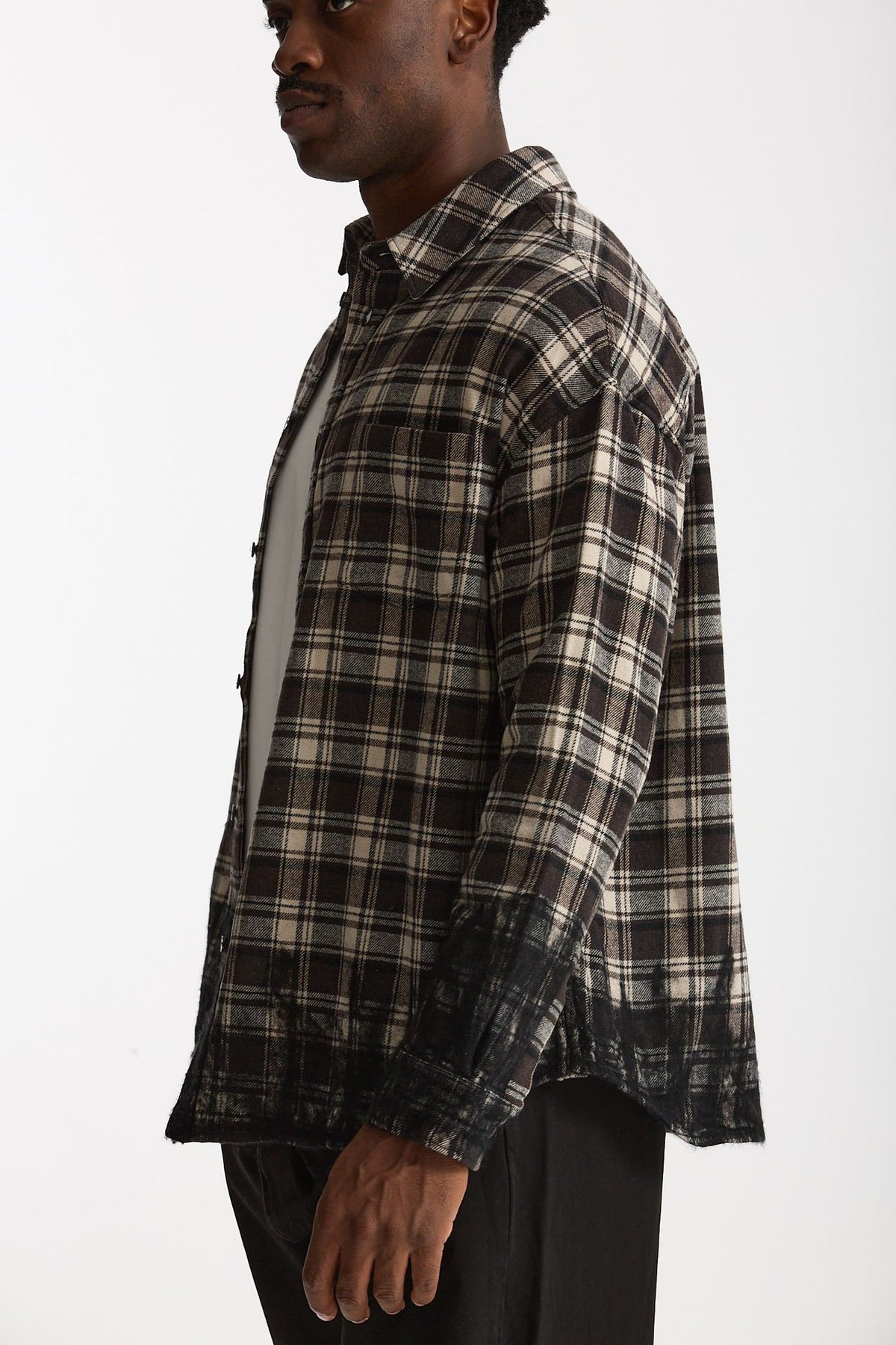 Camicia in flanella scozzese men Laneus - 2