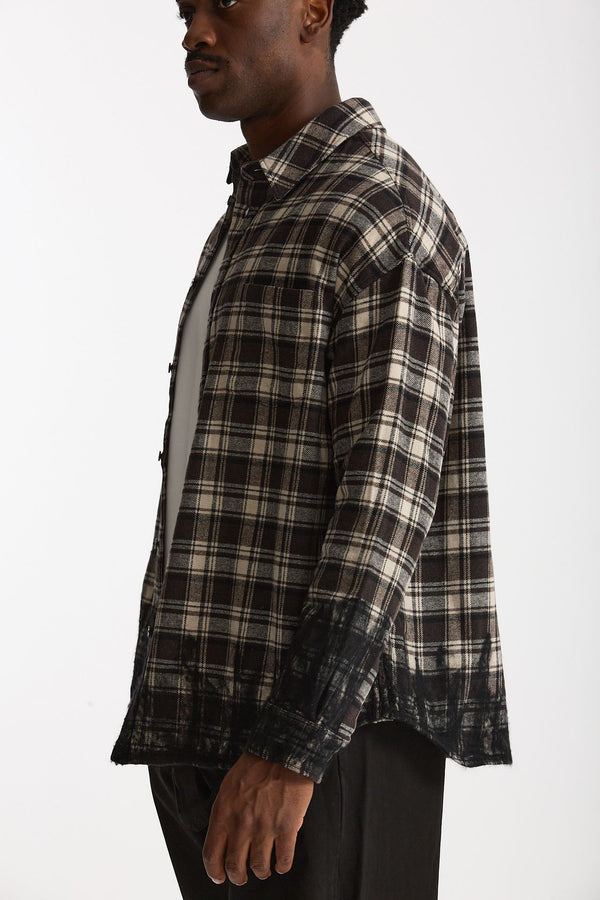 Camicia in flanella scozzese men Laneus