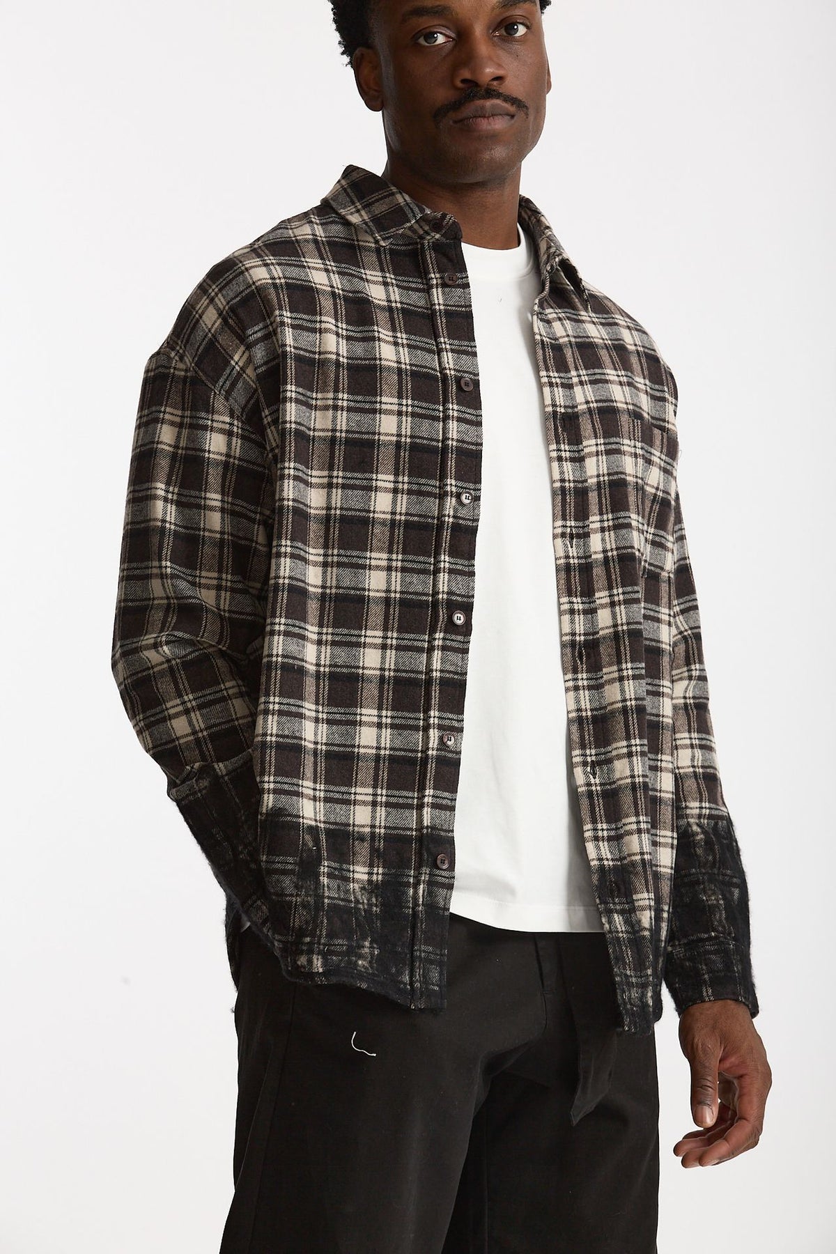Camicia in flanella scozzese men Laneus - 4