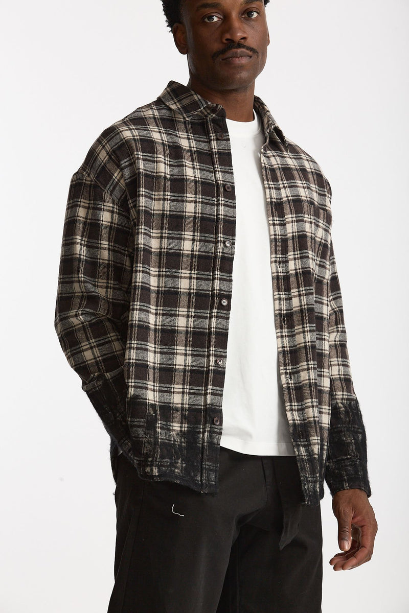 Camicia in flanella scozzese men Laneus - 4