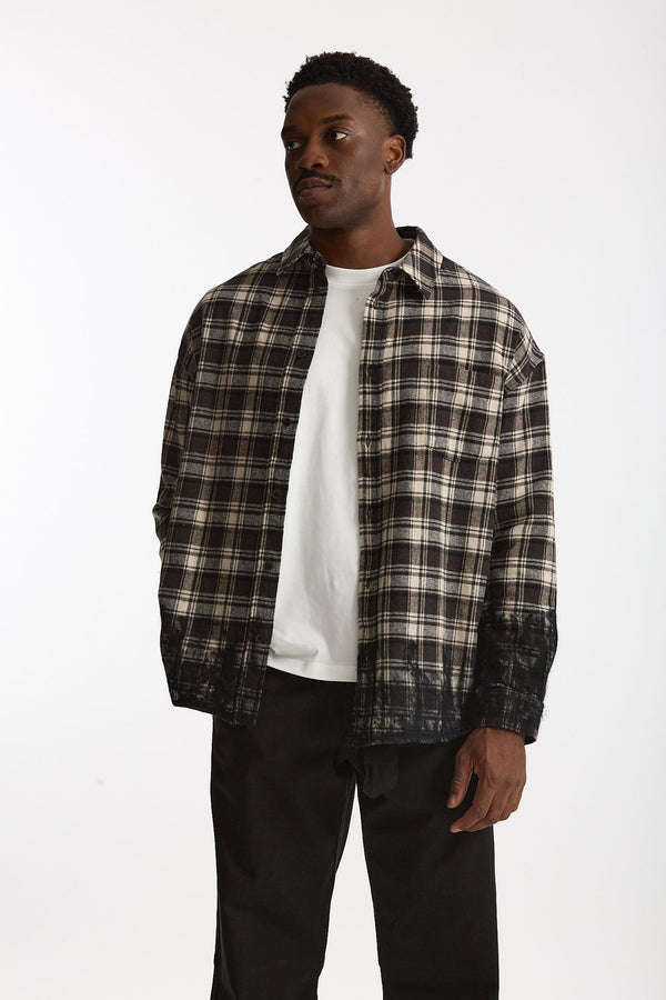 Camicia in flanella scozzese men Laneus