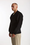 Cardigan in lana nero men Laneus - 2