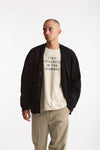 Cardigan in lana nero men Laneus - 7