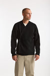 Cardigan in lana nero men Laneus - 1