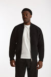 Bomber Lana e cashmere nero men Laneus - 1