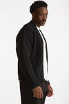 Bomber Lana e cashmere nero men Laneus - 4