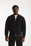 Bomber Lana e cashmere nero men Laneus - 5