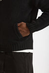Bomber Lana e cashmere nero men Laneus - 6