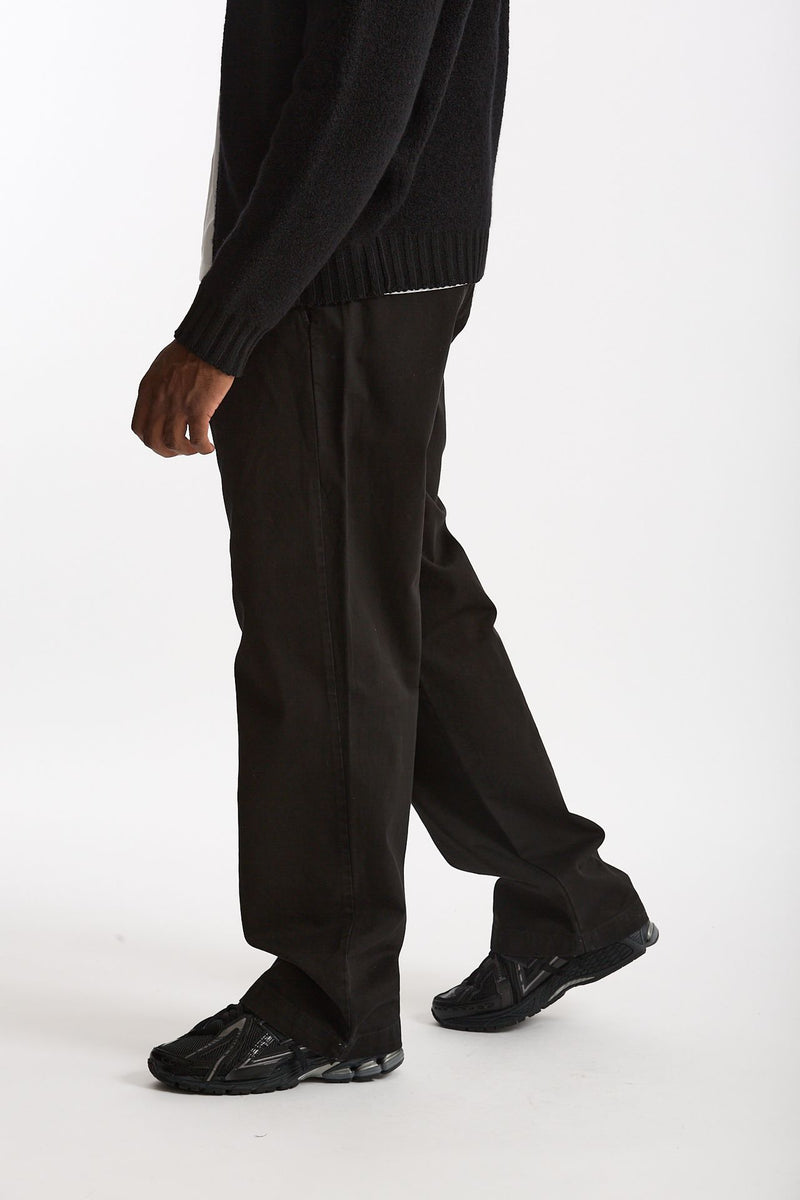 Pantalone in cotone nero men Laneus - 2