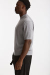 T-shirt in lana grigio men Laneus - 2