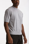 T-shirt in lana grigio men Laneus - 4