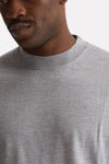 T-shirt in lana grigio men Laneus - 5