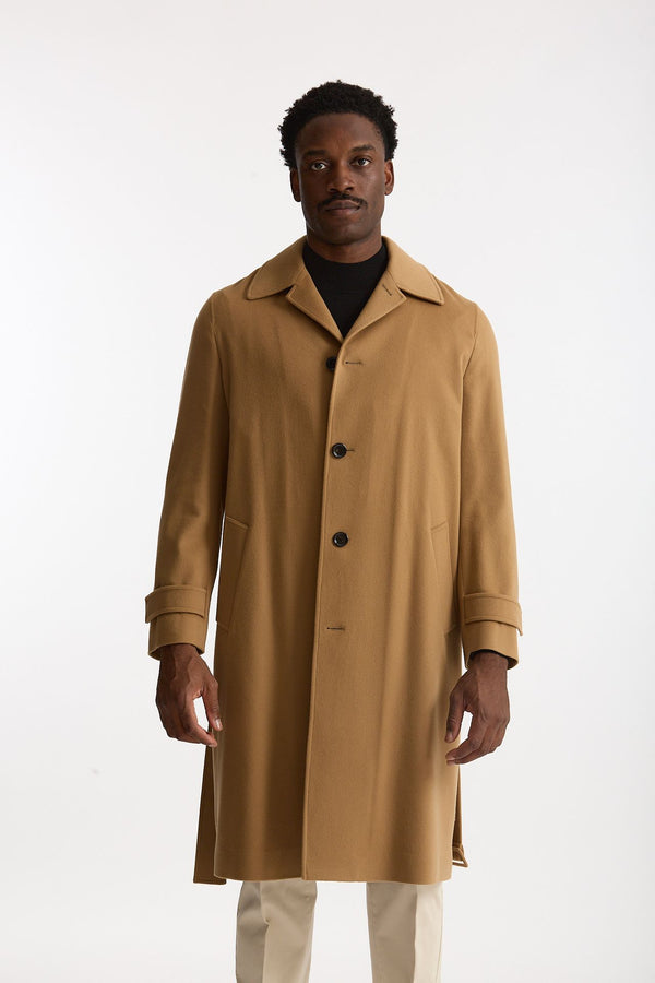 Cappotto monopetto Lana e cashmere cammello men Lardini