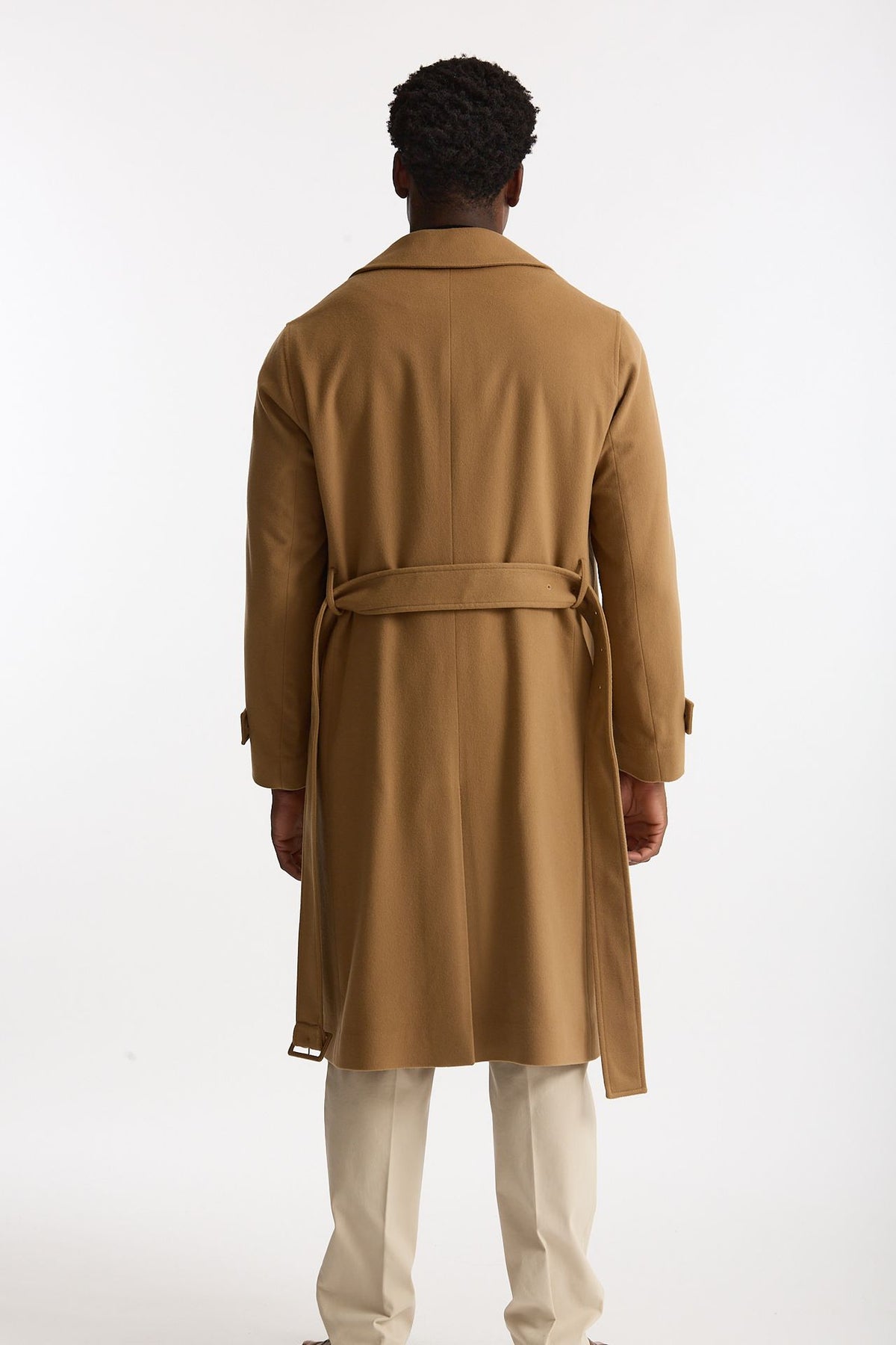 Cappotto monopetto Lana e cashmere cammello men Lardini - 3