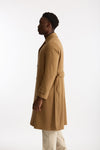 Cappotto monopetto Lana e cashmere cammello men Lardini - 4