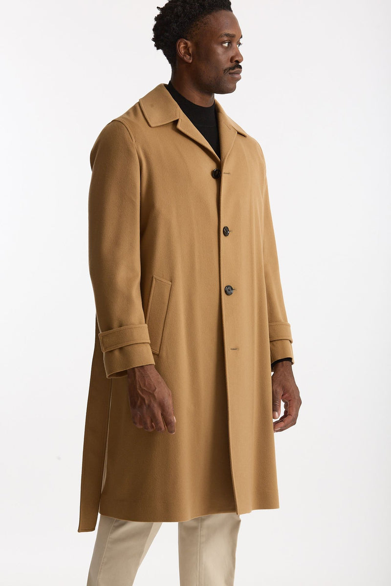 Cappotto monopetto Lana e cashmere cammello men Lardini - 5