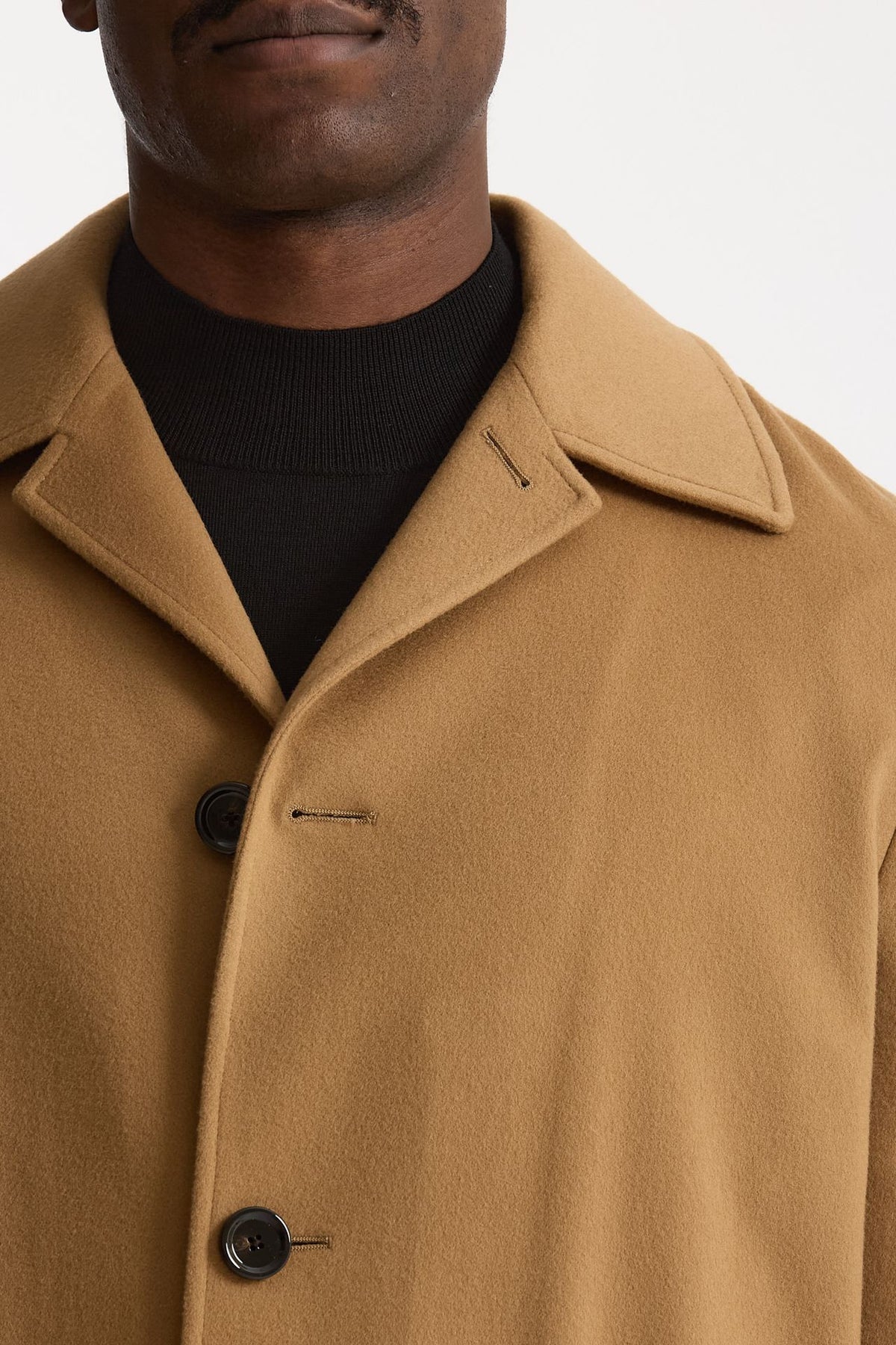 Cappotto monopetto Lana e cashmere cammello men Lardini - 6