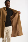 Cappotto monopetto Lana e cashmere cammello men Lardini - 8